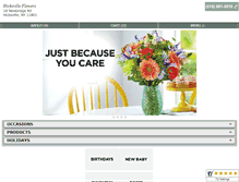 Tablet Screenshot of hicksvilleflorist.com